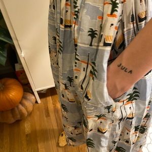 Spanish style house print dress